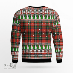 Scottish Stewart (of Appin) Clan Crest Tartan Christmas Ugly Sweater - Plaid Family Ugly Sweater Scottish Plaid Tartan Plaid - ScotsTee - scotstee.com