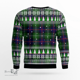 Scottish Sutherland Modern Clan Crest Tartan Christmas Ugly Sweater - Plaid Family Ugly Sweater Scottish Plaid Tartan Plaid - ScotsTee - scotstee.com