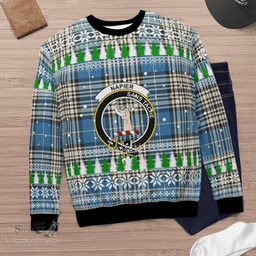 Scottish Napier Ancient Clan Crest Tartan Christmas Ugly Sweater - Plaid Family Ugly Sweater Scottish Plaid Tartan Plaid - ScotsTee - scotstee.com