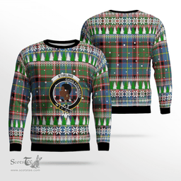 Scottish Stirling (of Keir) Clan Crest Tartan Christmas Ugly Sweater - Plaid Family Ugly Sweater Scottish Plaid Tartan Plaid - ScotsTee - scotstee.com
