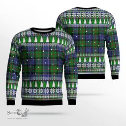 Scottish Paterson Clan Tartan Christmas Ugly Sweater - Plaid Family Ugly Sweater Scottish Plaid Tartan Plaid - ScotsTee - scotstee.com