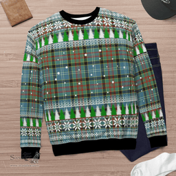 Scottish Walkinshaw Clan Tartan Christmas Ugly Sweater - Plaid Family Ugly Sweater Scottish Plaid Tartan Plaid - ScotsTee - scotstee.com