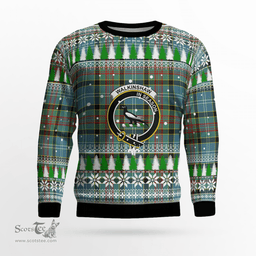 Scottish Walkinshaw Clan Crest Tartan Christmas Ugly Sweater - Plaid Family Ugly Sweater Scottish Plaid Tartan Plaid - ScotsTee - scotstee.com