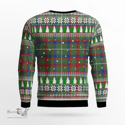 Scottish Shaw Green Modern Clan Crest Tartan Christmas Ugly Sweater - Plaid Family Ugly Sweater Scottish Plaid Tartan Plaid - ScotsTee - scotstee.com
