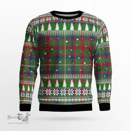 Scottish Shaw Green Modern Clan Tartan Christmas Ugly Sweater - Plaid Family Ugly Sweater Scottish Plaid Tartan Plaid - ScotsTee - scotstee.com