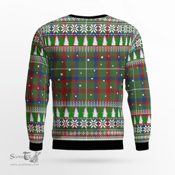 Scottish Shaw Green Modern Clan Tartan Christmas Ugly Sweater - Plaid Family Ugly Sweater Scottish Plaid Tartan Plaid - ScotsTee - scotstee.com
