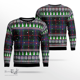 Scottish Nairn Clan Tartan Christmas Ugly Sweater - Plaid Family Ugly Sweater Scottish Plaid Tartan Plaid - ScotsTee - scotstee.com