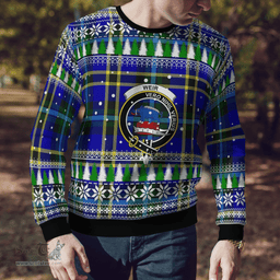 Scottish Weir Modern Clan Crest Tartan Christmas Ugly Sweater - Plaid Family Ugly Sweater Scottish Plaid Tartan Plaid - ScotsTee - scotstee.com