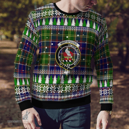 Scottish Whiteford Clan Crest Tartan Christmas Ugly Sweater - Plaid Family Ugly Sweater Scottish Plaid Tartan Plaid - ScotsTee - scotstee.com