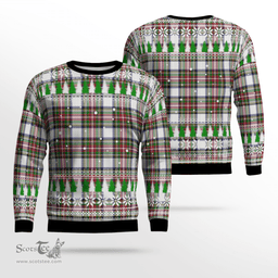 Scottish Stewart Dress Modern Clan Tartan Christmas Ugly Sweater - Plaid Family Ugly Sweater Scottish Plaid Tartan Plaid - ScotsTee - scotstee.com