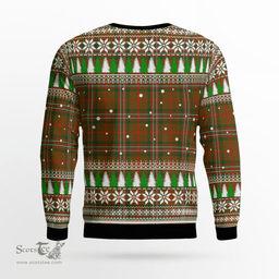 Scottish Scott Brown Modern Clan Crest Tartan Christmas Ugly Sweater - Plaid Family Ugly Sweater Scottish Plaid Tartan Plaid - ScotsTee - scotstee.com