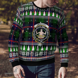 Scottish Urquhart Modern Clan Crest Tartan Christmas Ugly Sweater - Plaid Family Ugly Sweater Scottish Plaid Tartan Plaid - ScotsTee - scotstee.com