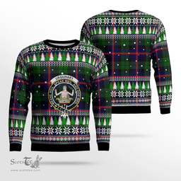 Scottish Urquhart Modern Clan Crest Tartan Christmas Ugly Sweater - Plaid Family Ugly Sweater Scottish Plaid Tartan Plaid - ScotsTee - scotstee.com