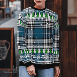 Scottish Napier Modern Clan Tartan Christmas Ugly Sweater - Plaid Family Ugly Sweater Scottish Plaid Tartan Plaid - ScotsTee - scotstee.com