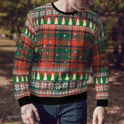 Scottish Stewart of Appin Ancient Clan Tartan Christmas Ugly Sweater - Plaid Family Ugly Sweater Scottish Plaid Tartan Plaid - ScotsTee - scotstee.com