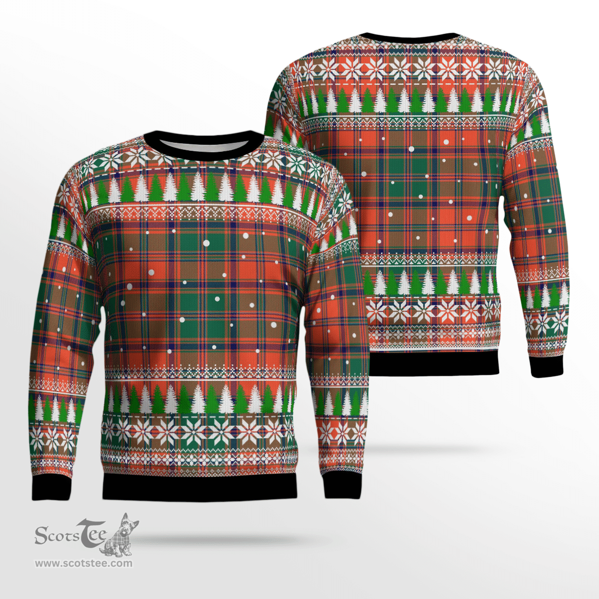 Scottish Stewart of Appin Ancient Clan Tartan Christmas Ugly Sweater - Plaid Family Ugly Sweater Scottish Plaid Tartan Plaid - ScotsTee - scotstee.com