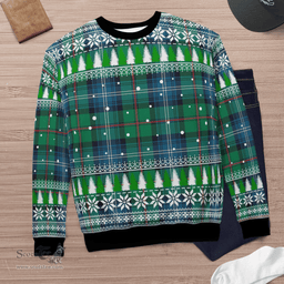 Scottish Urquhart Ancient Clan Tartan Christmas Ugly Sweater - Plaid Family Ugly Sweater Scottish Plaid Tartan Plaid - ScotsTee - scotstee.com