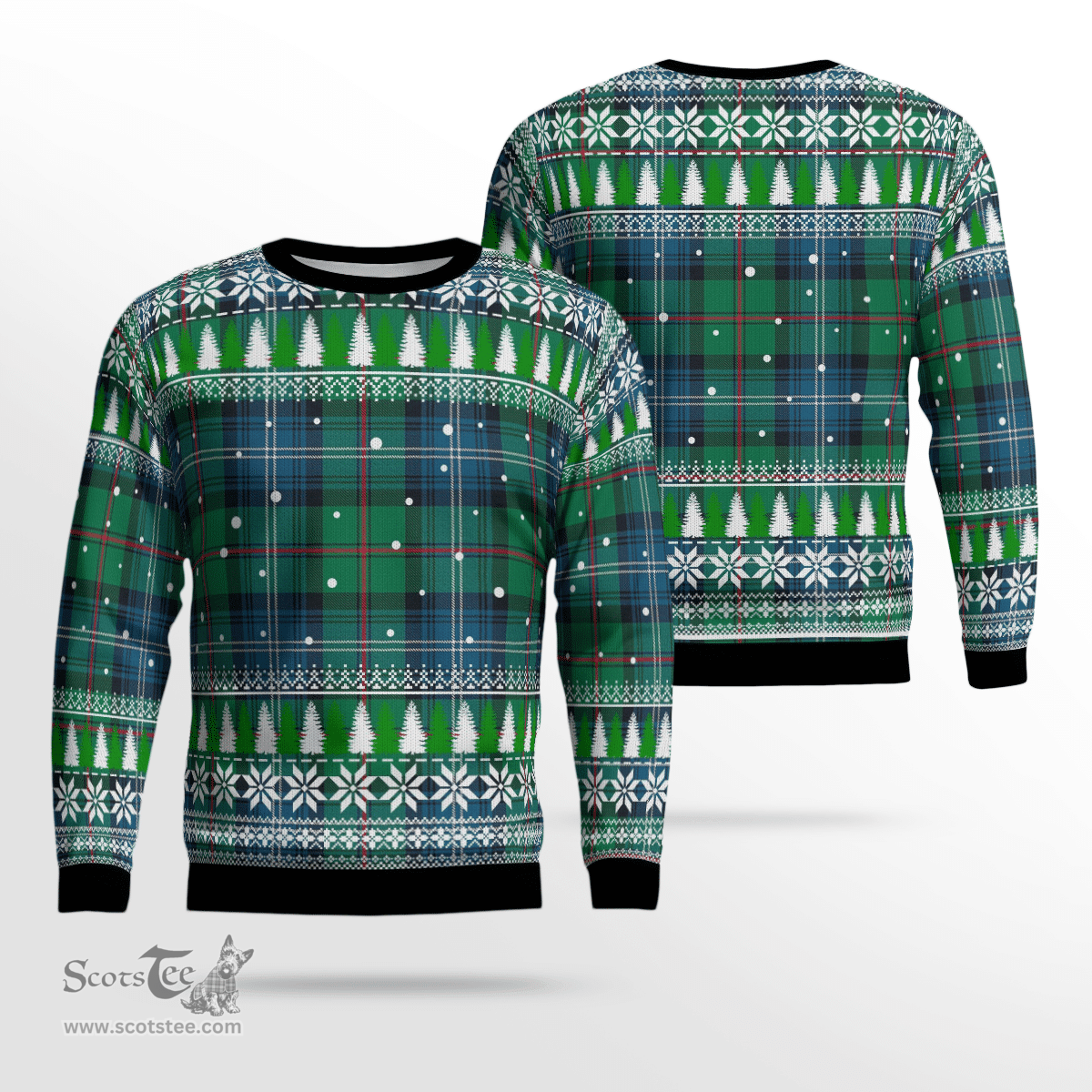 Scottish Urquhart Ancient Clan Tartan Christmas Ugly Sweater - Plaid Family Ugly Sweater Scottish Plaid Tartan Plaid - ScotsTee - scotstee.com