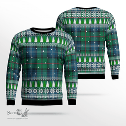 Scottish Urquhart Ancient Clan Tartan Christmas Ugly Sweater - Plaid Family Ugly Sweater Scottish Plaid Tartan Plaid - ScotsTee - scotstee.com