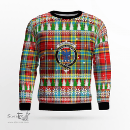 Scottish Ogilvie Clan Crest Tartan Christmas Ugly Sweater - Plaid Family Ugly Sweater Scottish Plaid Tartan Plaid - ScotsTee - scotstee.com