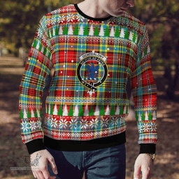 Scottish Ogilvie Clan Crest Tartan Christmas Ugly Sweater - Plaid Family Ugly Sweater Scottish Plaid Tartan Plaid - ScotsTee - scotstee.com
