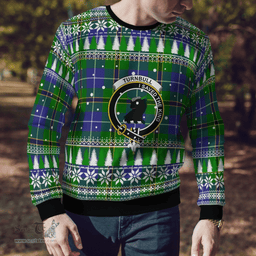 Scottish Turnbull Hunting Clan Crest Tartan Christmas Ugly Sweater - Plaid Family Ugly Sweater Scottish Plaid Tartan Plaid - ScotsTee - scotstee.com