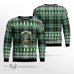 Scottish Wallace Hunting Ancient Clan Crest Tartan Christmas Ugly Sweater - Plaid Family Ugly Sweater Scottish Plaid Tartan Plaid - ScotsTee - scotstee.com