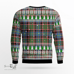 Scottish Stirling (of Cadder-Present Chief) Clan Tartan Christmas Ugly Sweater - Plaid Family Ugly Sweater Scottish Plaid Tartan Plaid - ScotsTee - scotstee.com
