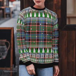 Scottish Stirling (of Cadder-Present Chief) Clan Tartan Christmas Ugly Sweater - Plaid Family Ugly Sweater Scottish Plaid Tartan Plaid - ScotsTee - scotstee.com