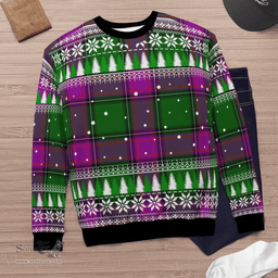 Scottish New Hampshire Clan Tartan Christmas Ugly Sweater - Plaid Family Ugly Sweater Scottish Plaid Tartan Plaid - ScotsTee - scotstee.com