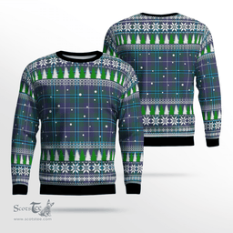 Scottish Sandilands (Douglas) Clan Tartan Christmas Ugly Sweater - Plaid Family Ugly Sweater Scottish Plaid Tartan Plaid - ScotsTee - scotstee.com