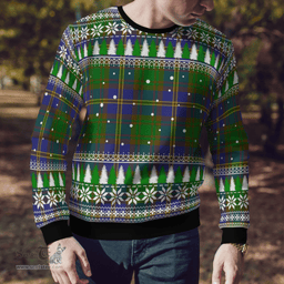 Scottish Strange of Balkaskie Clan Tartan Christmas Ugly Sweater - Plaid Family Ugly Sweater Scottish Plaid Tartan Plaid - ScotsTee - scotstee.com
