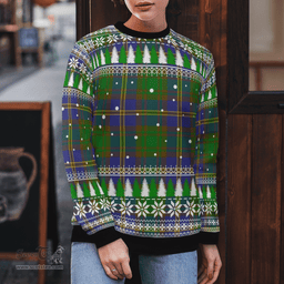 Scottish Strange of Balkaskie Clan Tartan Christmas Ugly Sweater - Plaid Family Ugly Sweater Scottish Plaid Tartan Plaid - ScotsTee - scotstee.com