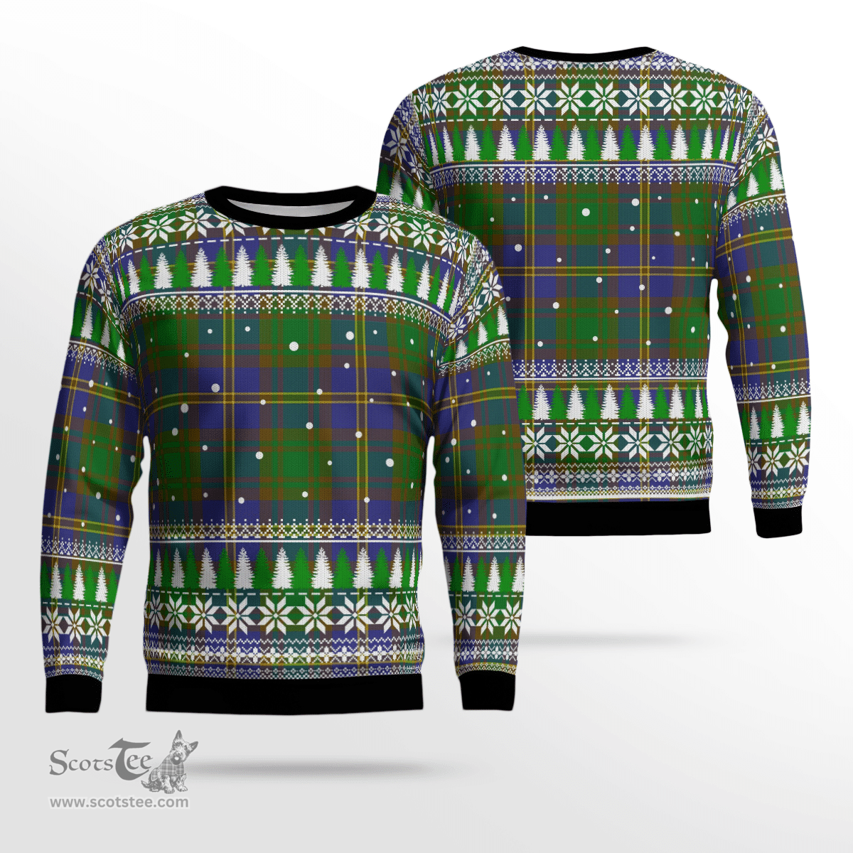 Scottish Strange of Balkaskie Clan Tartan Christmas Ugly Sweater - Plaid Family Ugly Sweater Scottish Plaid Tartan Plaid - ScotsTee - scotstee.com