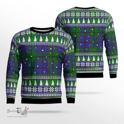 Scottish Strachan Clan Tartan Christmas Ugly Sweater - Plaid Family Ugly Sweater Scottish Plaid Tartan Plaid - ScotsTee - scotstee.com