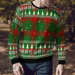Scottish Middleton Modern Clan Tartan Christmas Ugly Sweater - Plaid Family Ugly Sweater Scottish Plaid Tartan Plaid - ScotsTee - scotstee.com