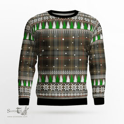 Scottish Stewart Hunting Weathered Clan Tartan Christmas Ugly Sweater - Plaid Family Ugly Sweater Scottish Plaid Tartan Plaid - ScotsTee - scotstee.com