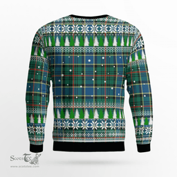 Scottish Ogilvie Hunting Ancient Clan Tartan Christmas Ugly Sweater - Plaid Family Ugly Sweater Scottish Plaid Tartan Plaid - ScotsTee - scotstee.com
