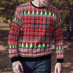 Scottish Udny Clan Tartan Christmas Ugly Sweater - Plaid Family Ugly Sweater Scottish Plaid Tartan Plaid - ScotsTee - scotstee.com