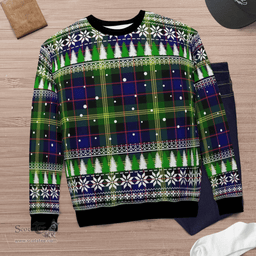Scottish Watson Modern Clan Tartan Christmas Ugly Sweater - Plaid Family Ugly Sweater Scottish Plaid Tartan Plaid - ScotsTee - scotstee.com