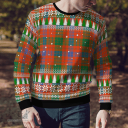 Scottish Ross Ancient Clan Tartan Christmas Ugly Sweater - Plaid Family Ugly Sweater Scottish Plaid Tartan Plaid - ScotsTee - scotstee.com