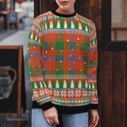 Scottish Ross Ancient Clan Tartan Christmas Ugly Sweater - Plaid Family Ugly Sweater Scottish Plaid Tartan Plaid - ScotsTee - scotstee.com