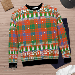Scottish Ross Ancient Clan Tartan Christmas Ugly Sweater - Plaid Family Ugly Sweater Scottish Plaid Tartan Plaid - ScotsTee - scotstee.com