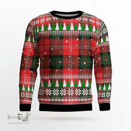 Scottish Nesbitt Modern Clan Tartan Christmas Ugly Sweater - Plaid Family Ugly Sweater Scottish Plaid Tartan Plaid - ScotsTee - scotstee.com
