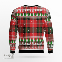 Scottish Nesbitt Modern Clan Tartan Christmas Ugly Sweater - Plaid Family Ugly Sweater Scottish Plaid Tartan Plaid - ScotsTee - scotstee.com