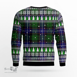 Scottish Russell Modern Clan Tartan Christmas Ugly Sweater - Plaid Family Ugly Sweater Scottish Plaid Tartan Plaid - ScotsTee - scotstee.com