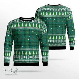 Scottish Ross Hunting Ancient Clan Tartan Christmas Ugly Sweater - Plaid Family Ugly Sweater Scottish Plaid Tartan Plaid - ScotsTee - scotstee.com