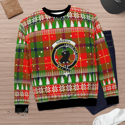 Scottish Turnbull Dress Clan Crest Tartan Christmas Ugly Sweater - Plaid Family Ugly Sweater Scottish Plaid Tartan Plaid - ScotsTee - scotstee.com