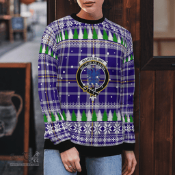 Scottish Ochterlony Clan Crest Tartan Christmas Ugly Sweater - Plaid Family Ugly Sweater Scottish Plaid Tartan Plaid - ScotsTee - scotstee.com