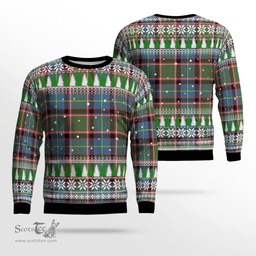 Scottish Norvel (Stirling) Clan Tartan Christmas Ugly Sweater - Plaid Family Ugly Sweater Scottish Plaid Tartan Plaid - ScotsTee - scotstee.com